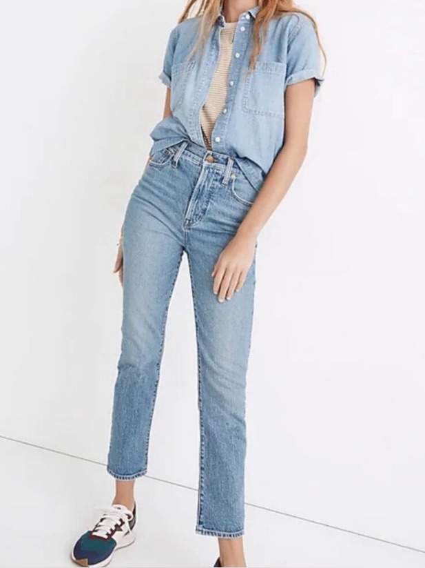 Madewell “The Perfect Vintage Jean” Light Wash 100% Cotton Size 25